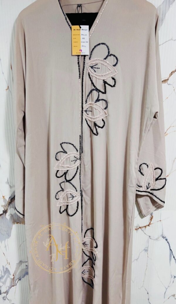 Handwork flower abaya