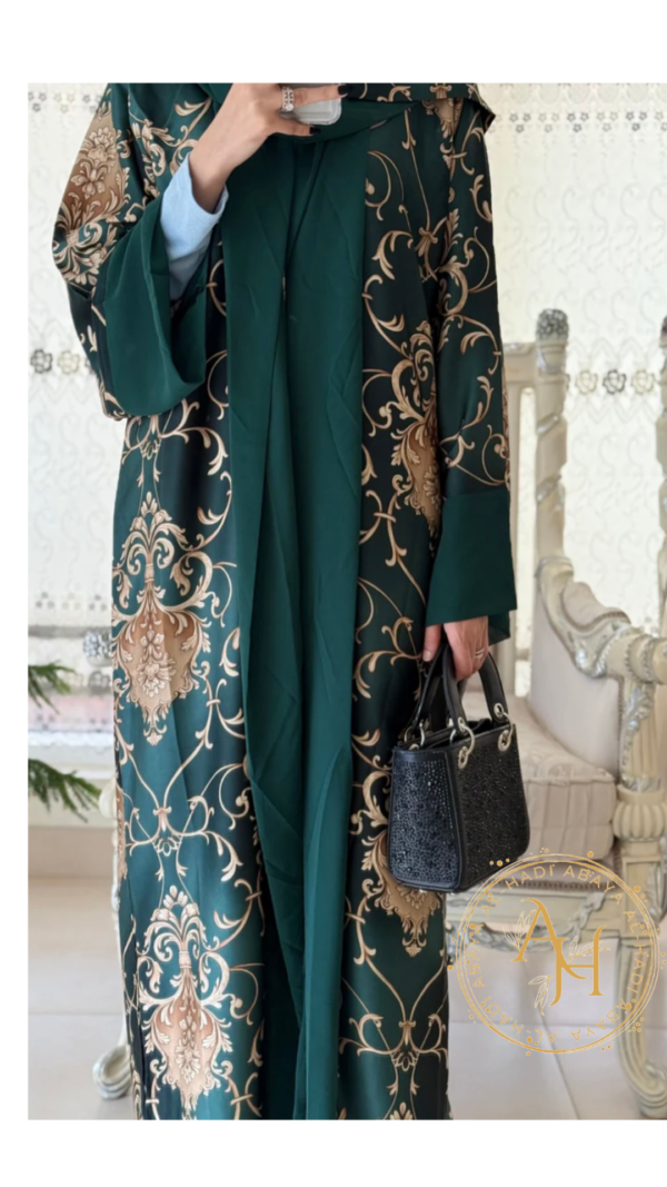 Silk satin Kimono abaya