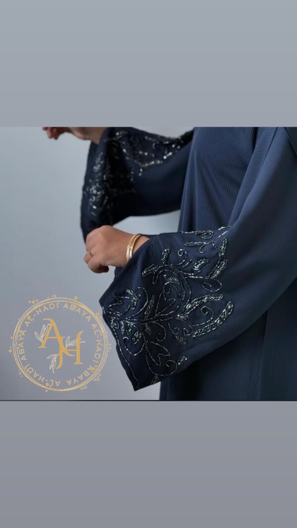 Blue handwork abaya
