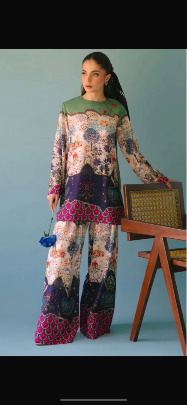 Printed luxe cord set - Image 2