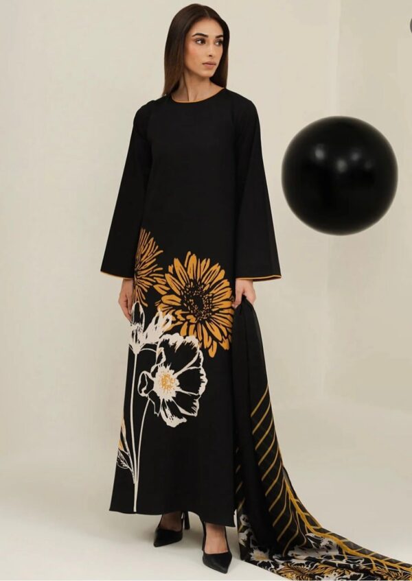 Black Floral cord set - Image 2